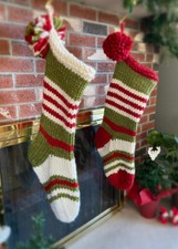 Knitting pattern copy 2577.   Christmas stockings.  24 inches long