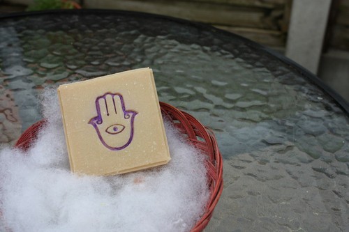 Hamsa hand soap stamps - soap,
