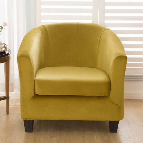 Piece velvet tub chair - velvet,