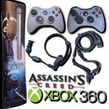 UK PAL Xbox 360 Console Assassin's Creed Limited Edition 60GB HDD w/ Controllers