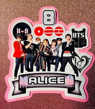 BTS K POP PERSONALISED CAKE