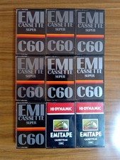 9x EMI super C60 EMITAPE