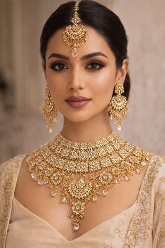 Beautiful bridal necklace set - beautiful,