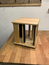 Wooden Rotating CD Rack