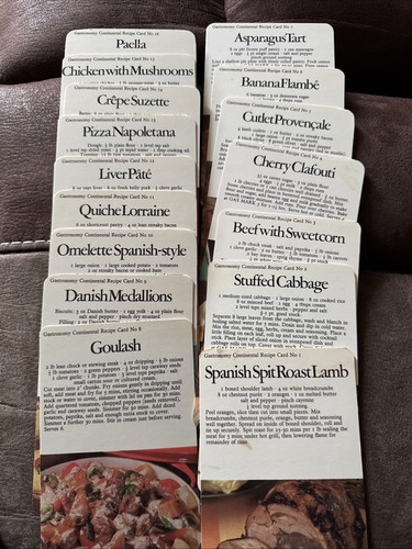 Vintage recipe cards - vintage,