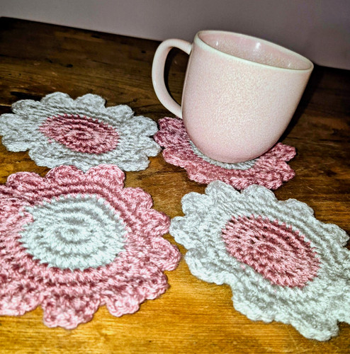 Handmade crochet flower - uk,