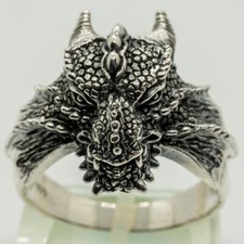 Dragon Head Ring 925 silver