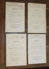 1909 HMSO REPORTS ON CHINA x4