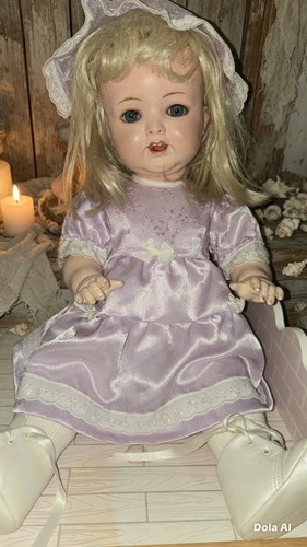 Haunted doll vintage girl - doll,