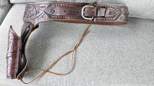 Vintage western leather gun - vintage,