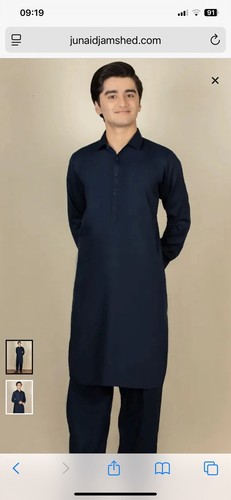 Boys navy blue shalwar kameez - blue,
