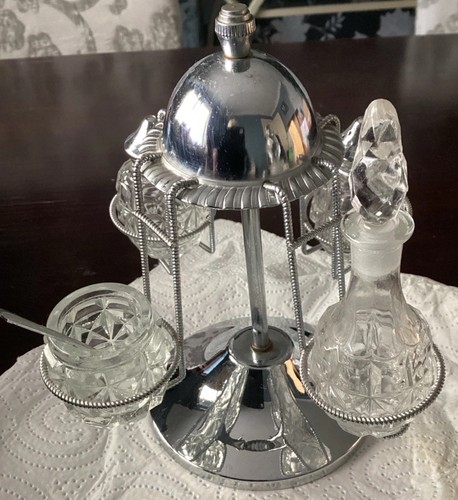 Piece pressed glass - 4-piece,