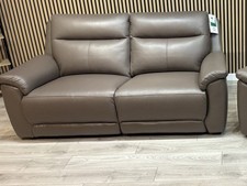 NAVONA 3 Seater Leather Sofa