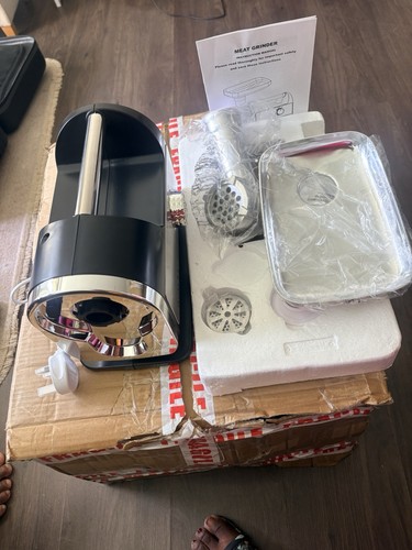 Electric meat grinder - meat,