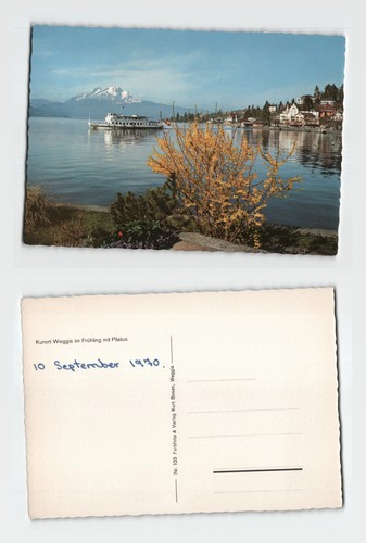 Postcard weggis lake lucerne - postcard,