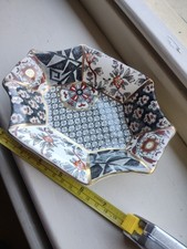 Mason's 'Applique' trinket dish 17cm vgc
