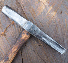 FORGED SHARP HALF ROUND HOT "CUT OFF" BLACKSMITH / FARRIER HAMMER ANVIL VINTAGE