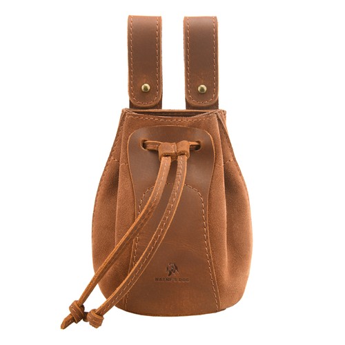 Drawstring leather belt - drawstring, ammo