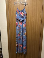 Beautiful Floral Maxi Dress Sz