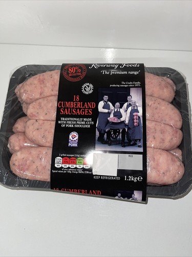 Cumberland sausages 2kg - cumberland, 1.2kg