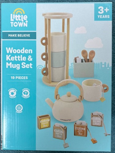 Littletown wooden kettle and - littletown,