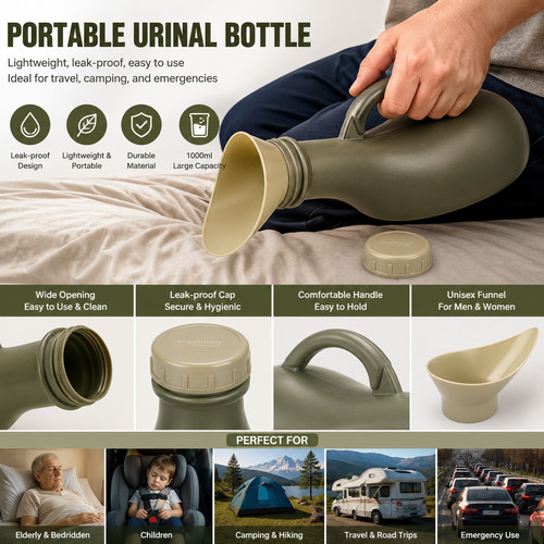 Urinal bottle portable men - bottle,