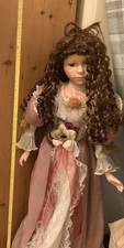 Vintage Very Tall Victorian Porcelain Doll 40” Approx See Listing