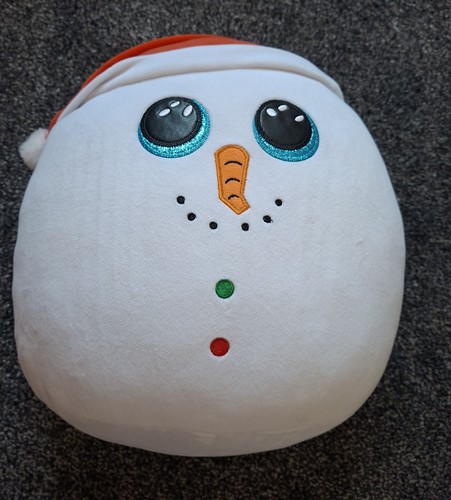 Snowman squishmallow - snowman,