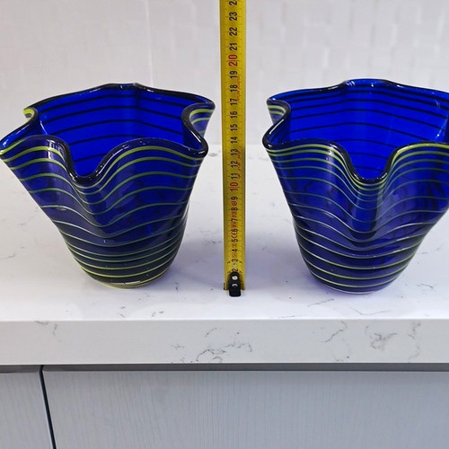 Blue green art - green,