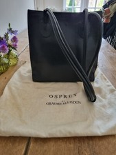 Black Leather Osprey by Graeme Ellisdon - Shoulder Bag - Grained Leather