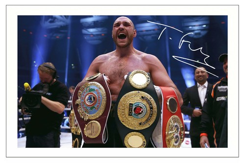 Tyson fury signed autograph - tyson,
