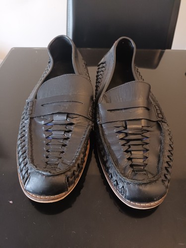 Men shoe topman black color - topman,
