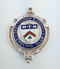Vtg named silver enamel - silver, &