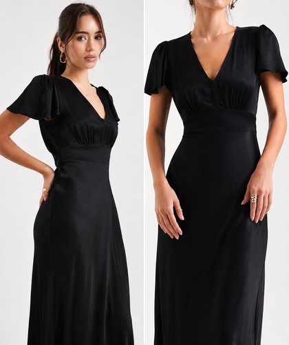 Maids measure black satin - maids, to