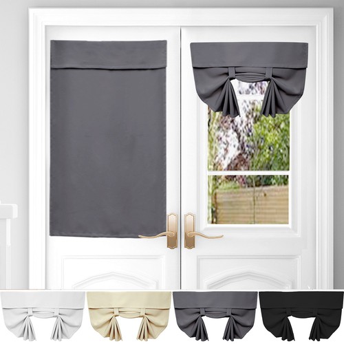 Blackout door curtain - door, up