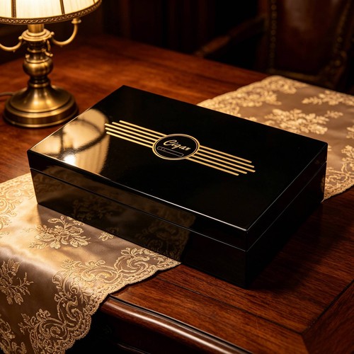 Westwood cigar humidor lined - humidor, 3