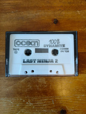 Last Ninja 2 (C64/128) – Ocean 100% Dynamite Tape 4 – Commodore 64 Cassette