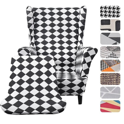 Wing chair cover - chair, stretch