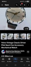 Volvo Vintage Classic Driver Pilot Sports Watch