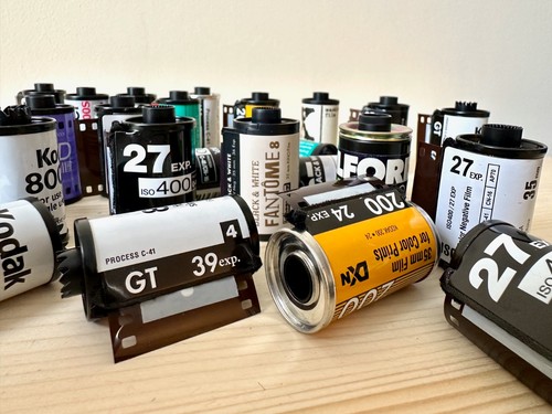Used 35mm film canisters - 35mm,