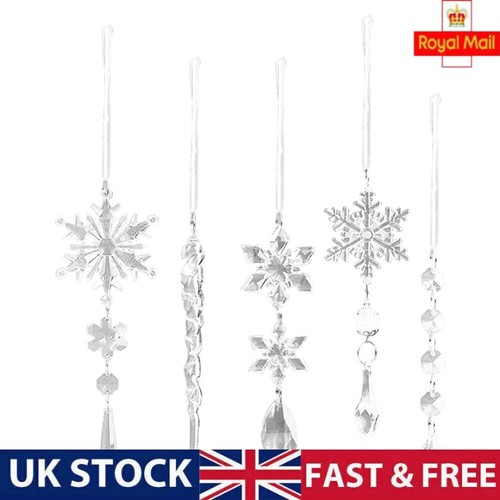 10pcs snowflake icicle drop - 10pcs,