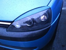 Eyelids eyebrows headlight