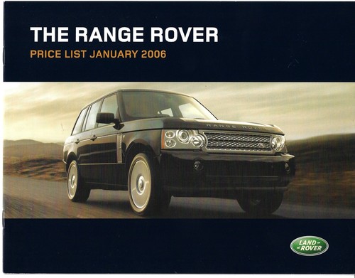 Range rover prices options - range, &