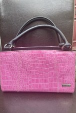 MICHE Bag miche Shell Cori Pink Faux Croc - See photos for slight marks!
