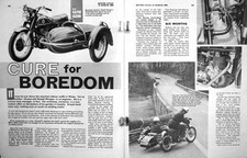 Old Vintage Print Motor Cycle Magazine 1964 Lambretta Suzuki Manby Scott 20th