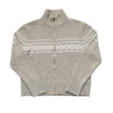 Vintage Marks & Spencer Lambswool Angora Blend Cardigan Zip Womens UK 18