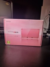Nintendo 3DS Handheld Console Coral Pink Boxed UK PAL Tested & Working 