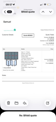 Aluminium fold doors with - doors,