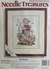 "Feeding Time" Hummel Design Cross Stitch Kit #02677 By Needle Treasures