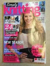 Simply Knitting magazine Alan Dart pattern Sea God Triton garden gifts